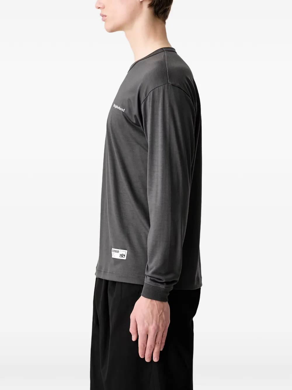 Neighborhood T-shirt met logoprint Grijs