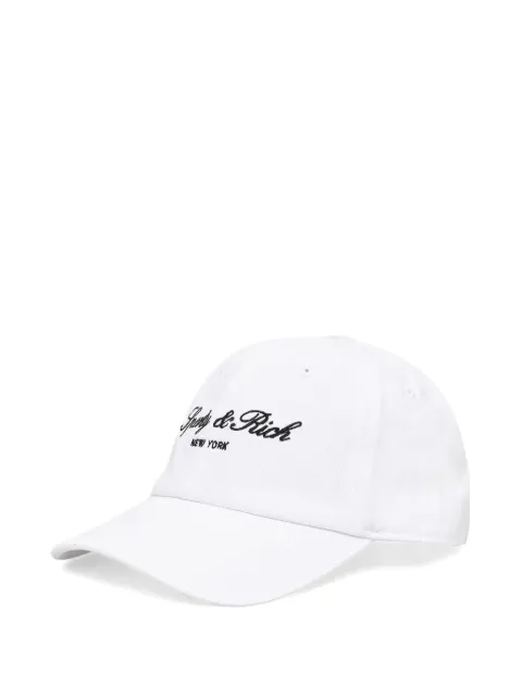 Sporty & Rich logo-embroidered baseball cap