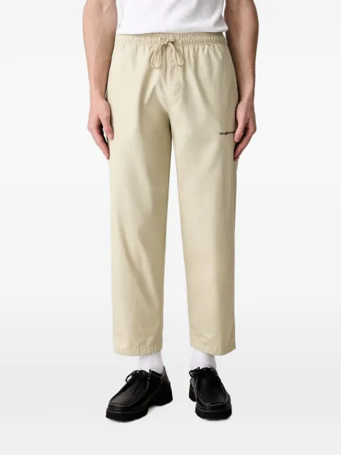 Neighborhood logo-embroidered drawstring trousers