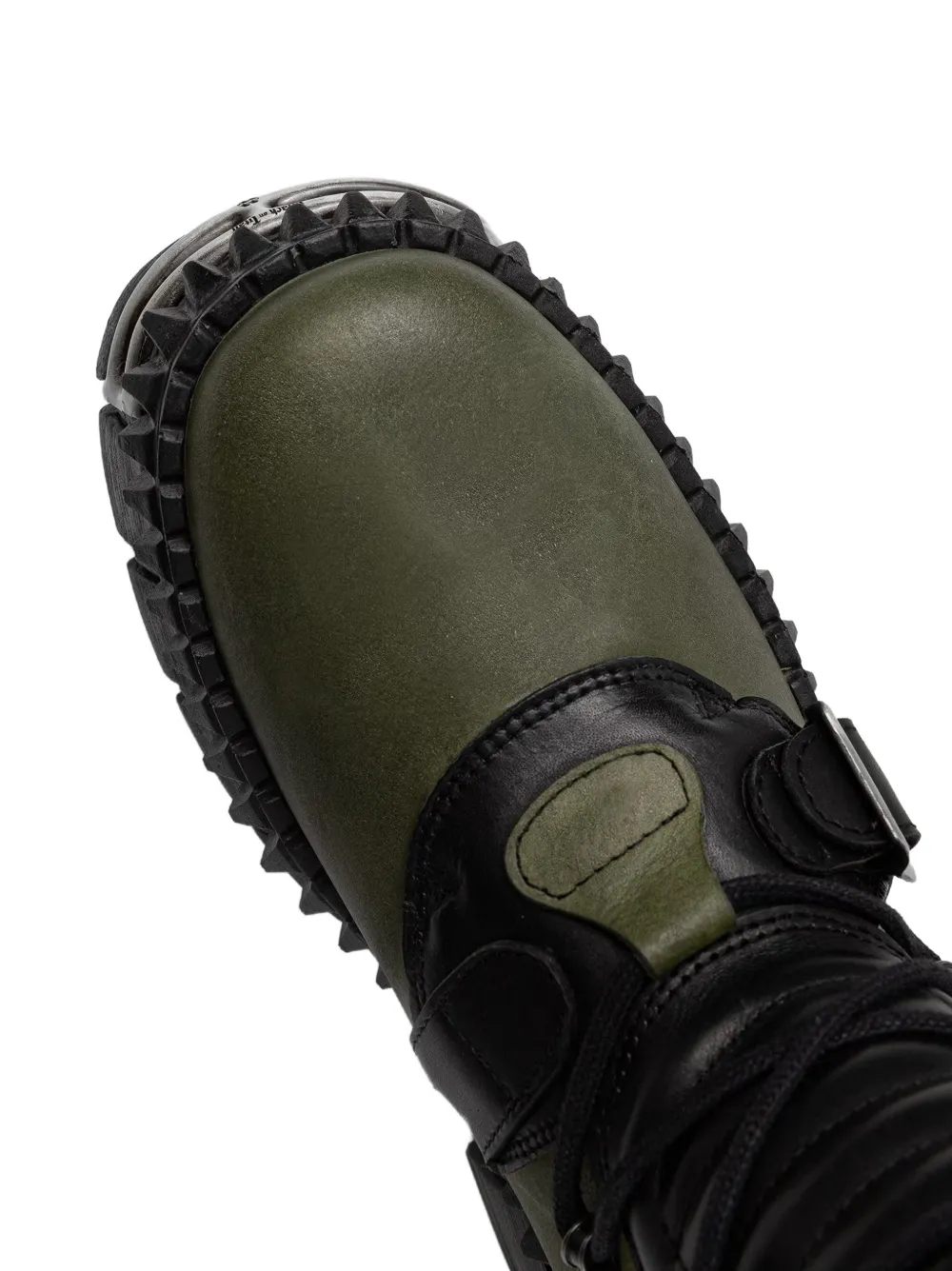 NEW ROCK x Attack on Titan buckled platform boots Groen