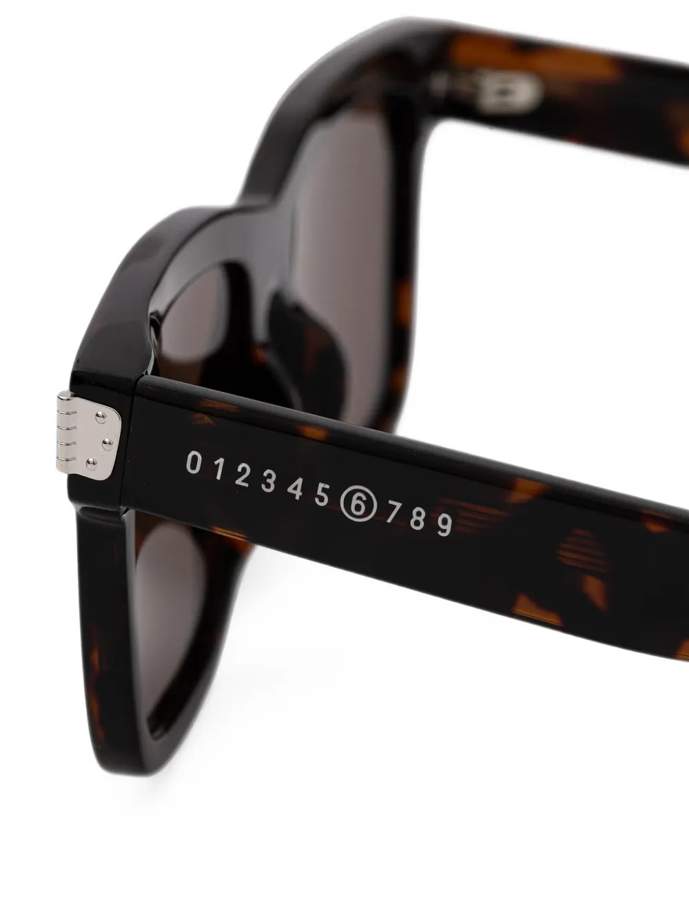 MM6 Maison Margiela tortoiseshell-effect sunglasses Bruin