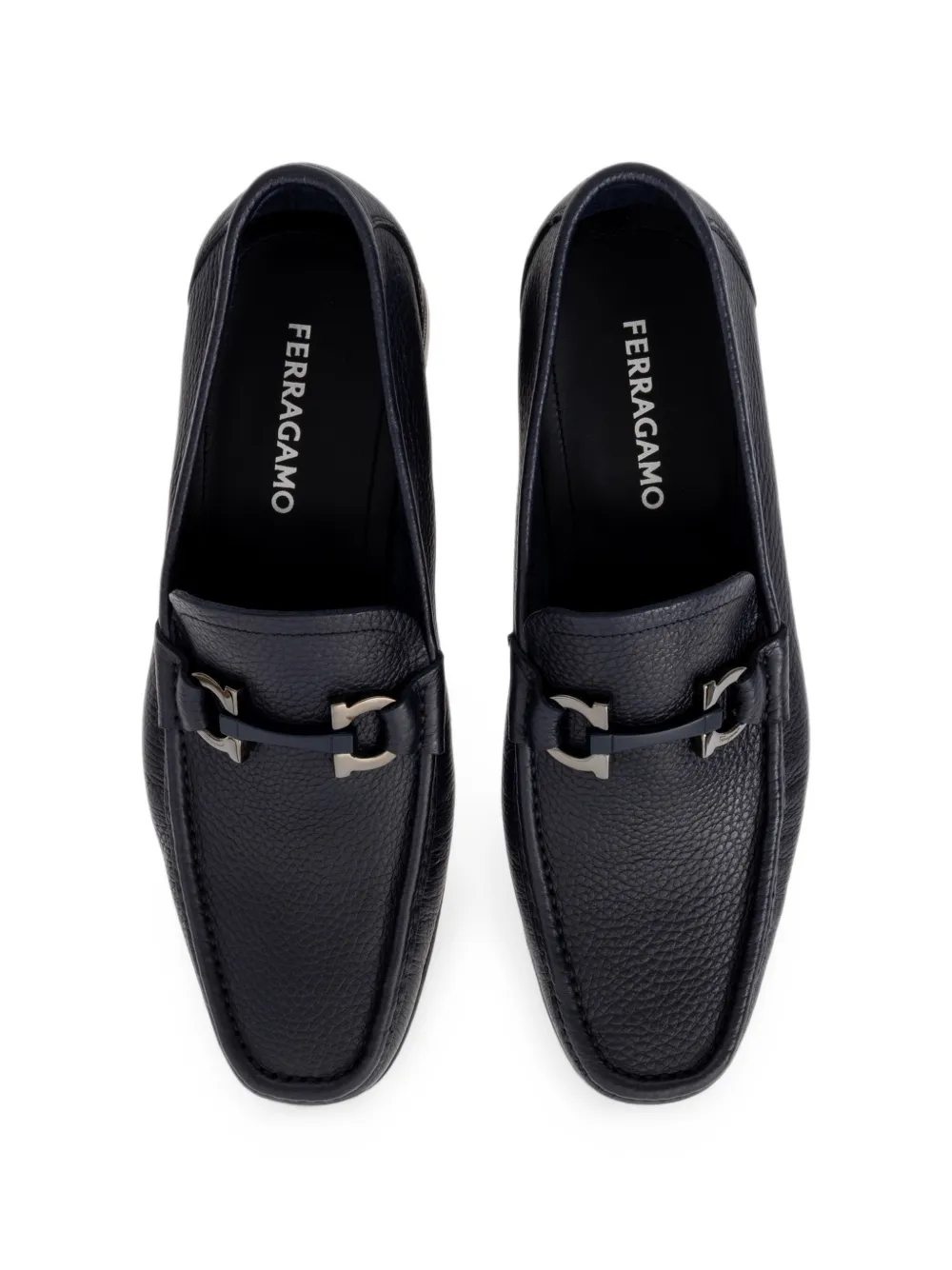Ferragamo Gancini Ornament loafers Blauw