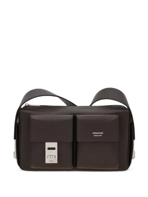 Ferragamo Gancini-clasp messenger bag
