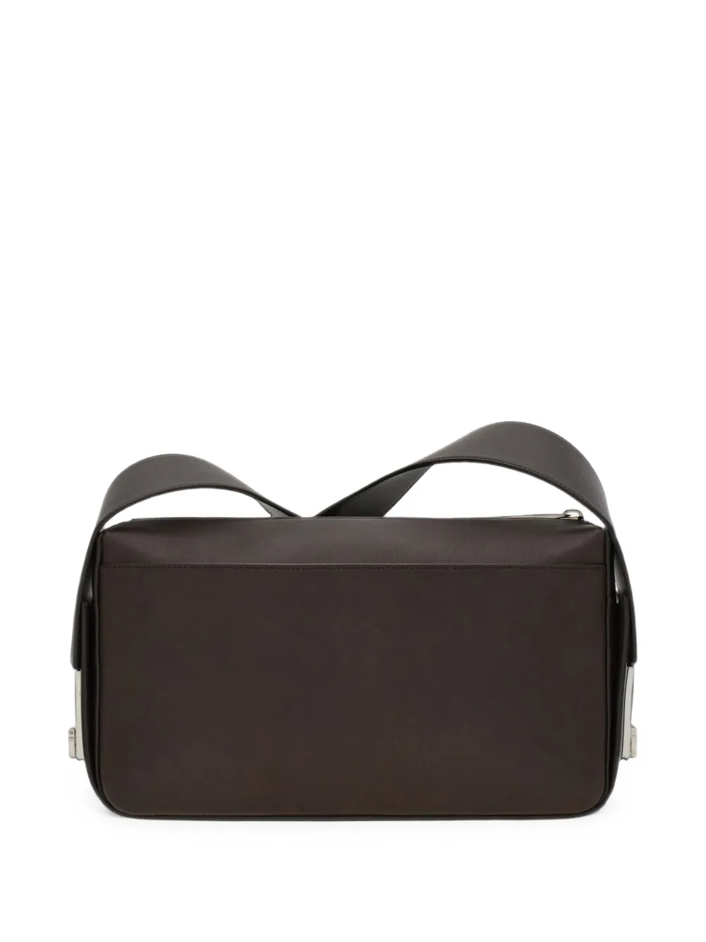 Ferragamo Messengertas met Gancini-sluiting Bruin