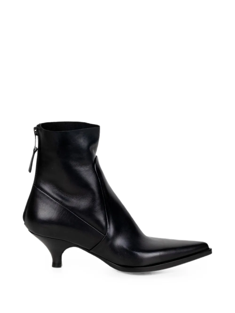 Elena Iachi Thais pointed-toe zip-fastening ankle boots Zwart