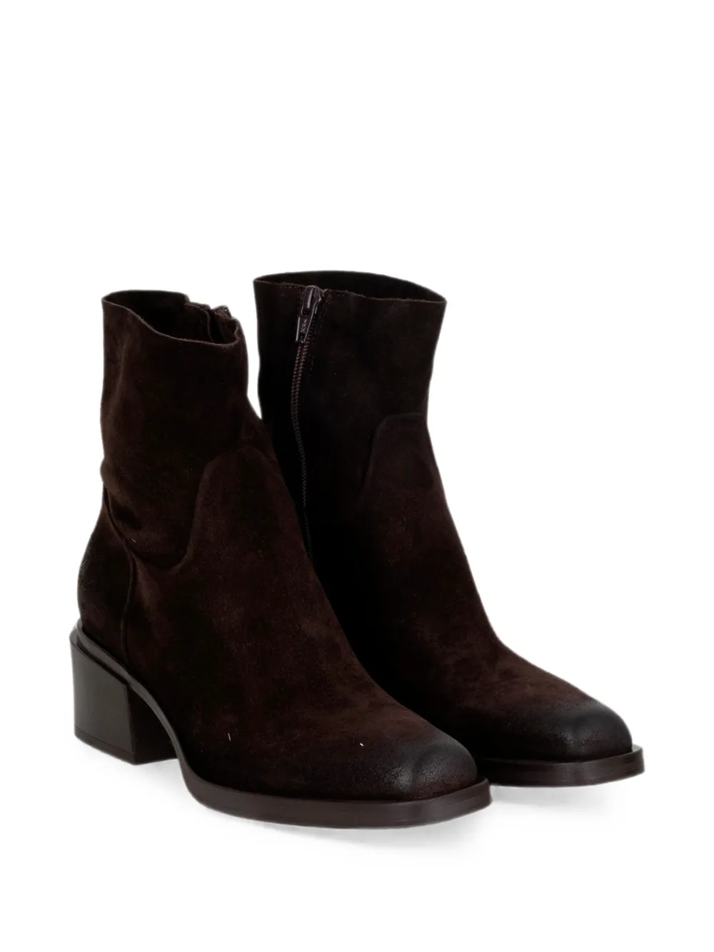 Elena Iachi square-toe ankle boots Bruin