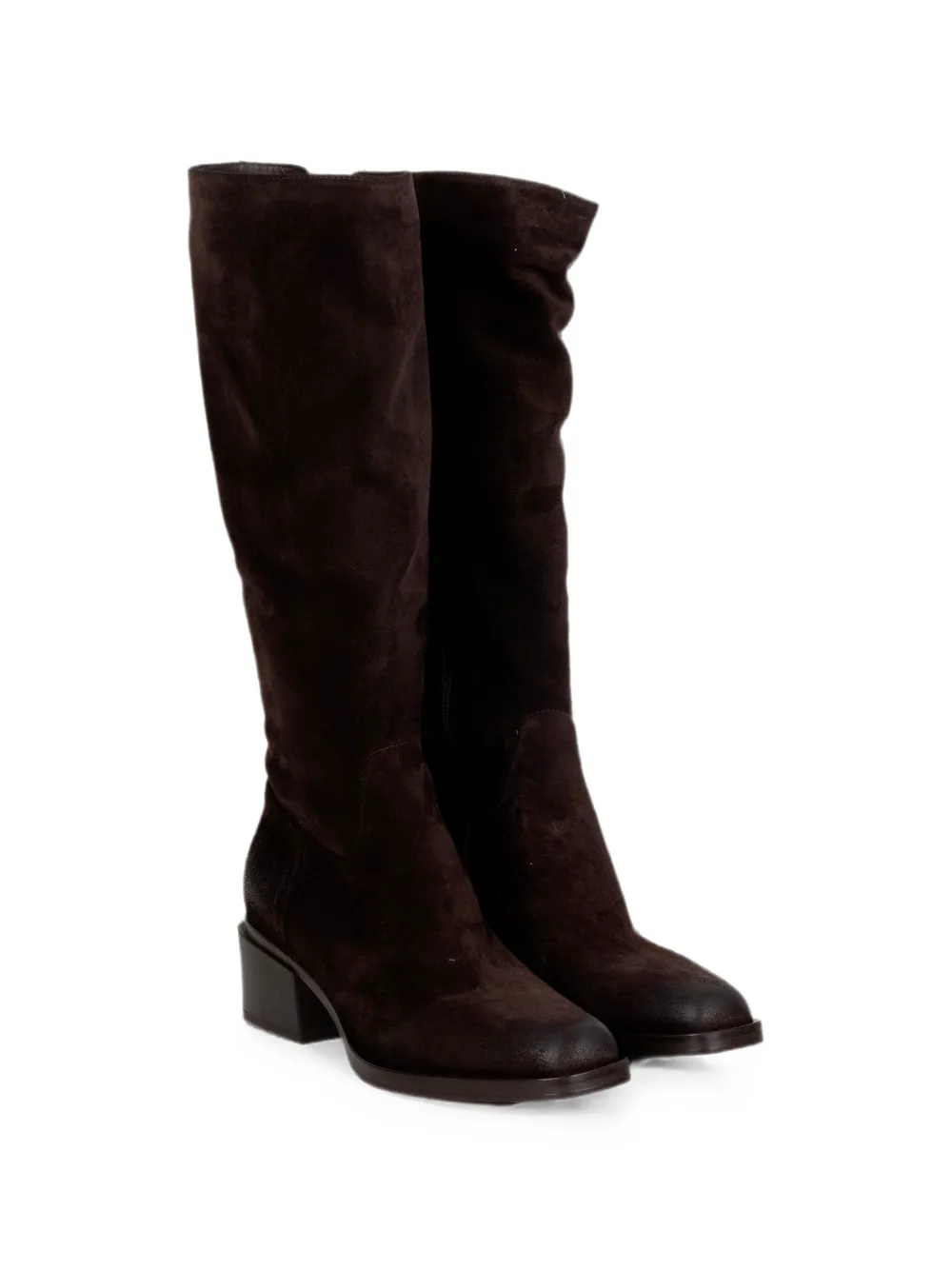 Elena Iachi suede knee-high boots Bruin