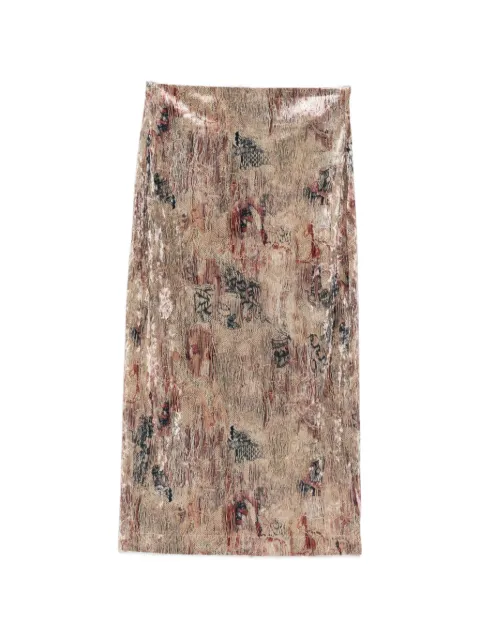 Pierre-Louis Mascia Ranat Filo Di Moss midi skirt