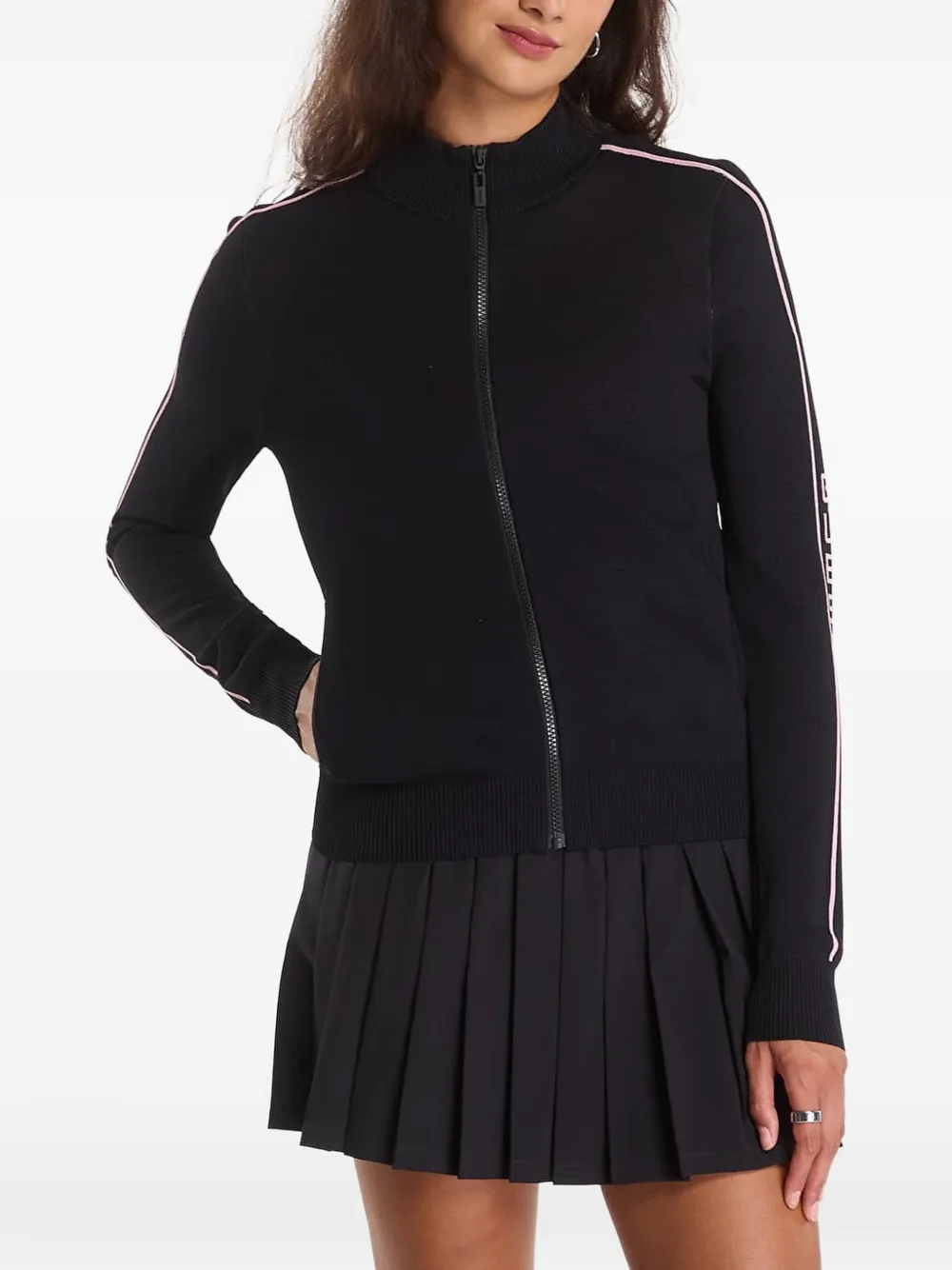 GUESS USA Cardigan con zip - Nero