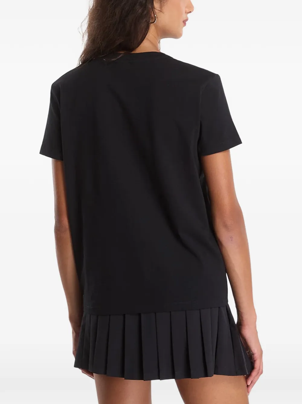 GUESS USA T-shirt met geborduurd logo Zwart