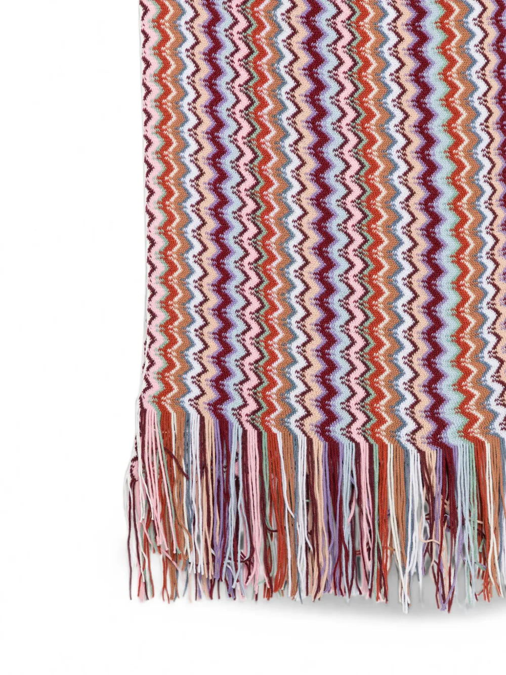 Missoni Sjaal met zigzag patroon Beige