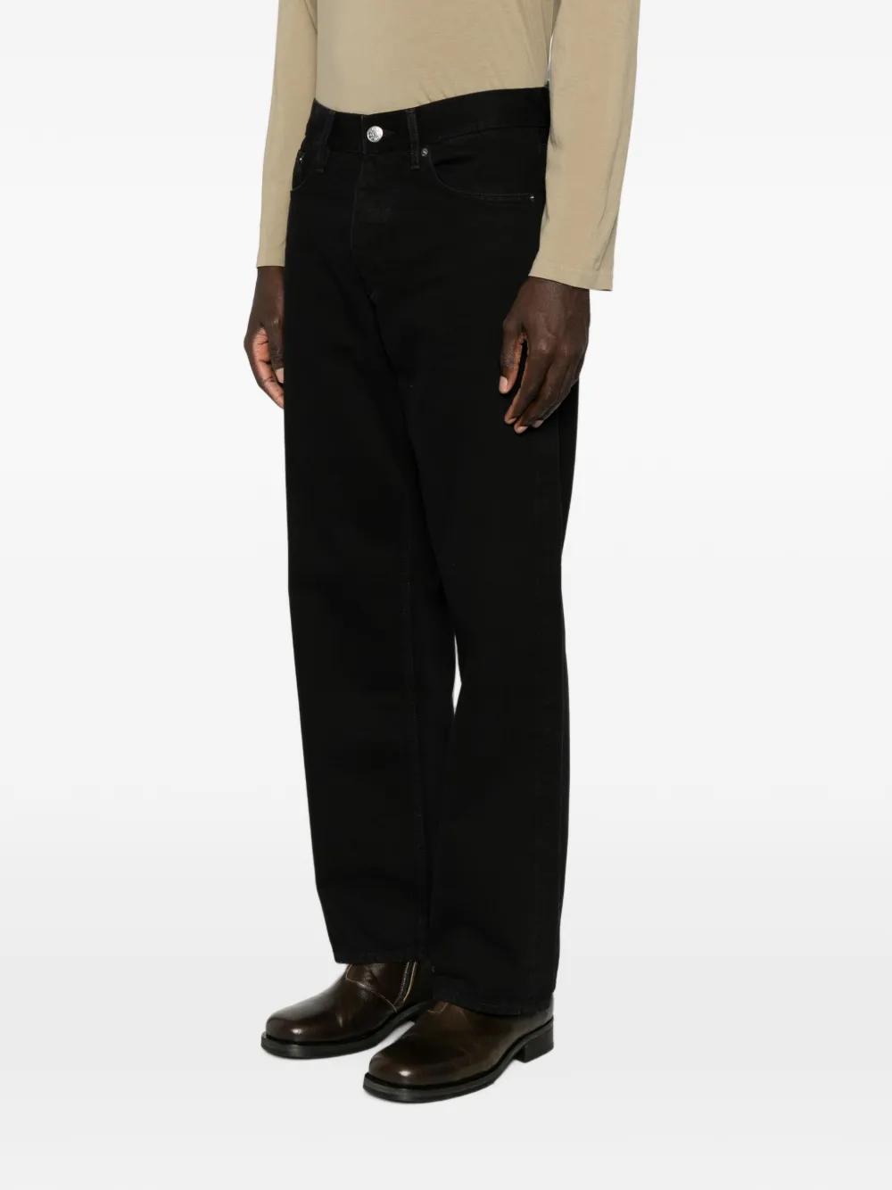 Sunflower Loose straight jeans Zwart