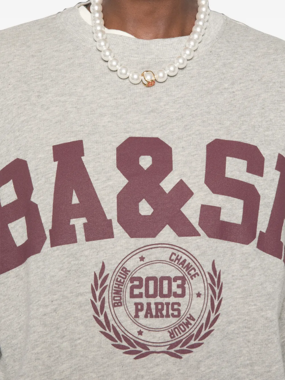 Ba&Sh Sweater met logoprint Grijs