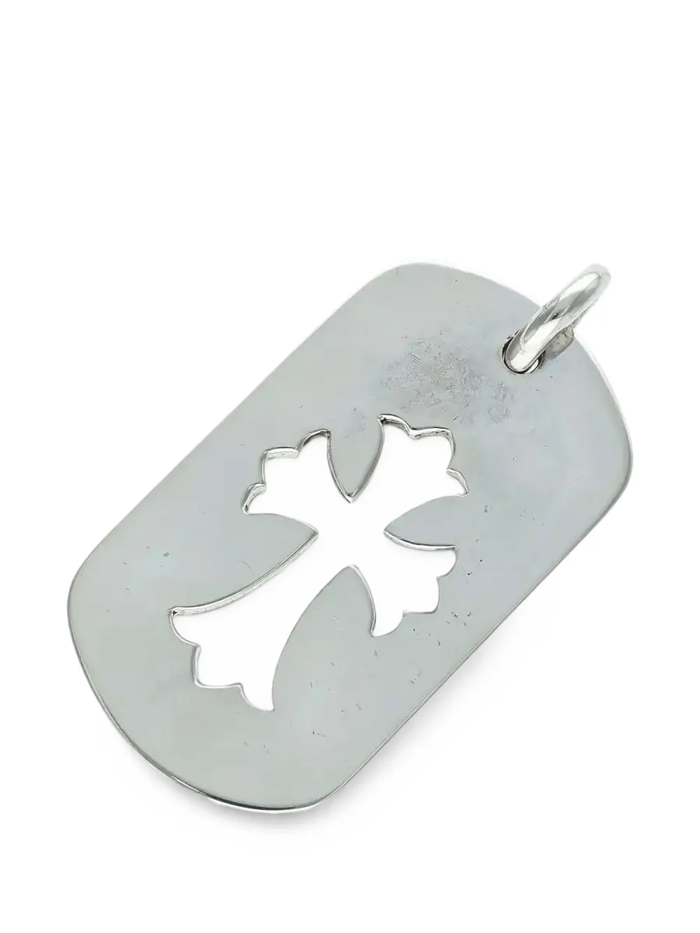 Chrome Hearts cutout-cross dog-tag | Silver | FARFETCH