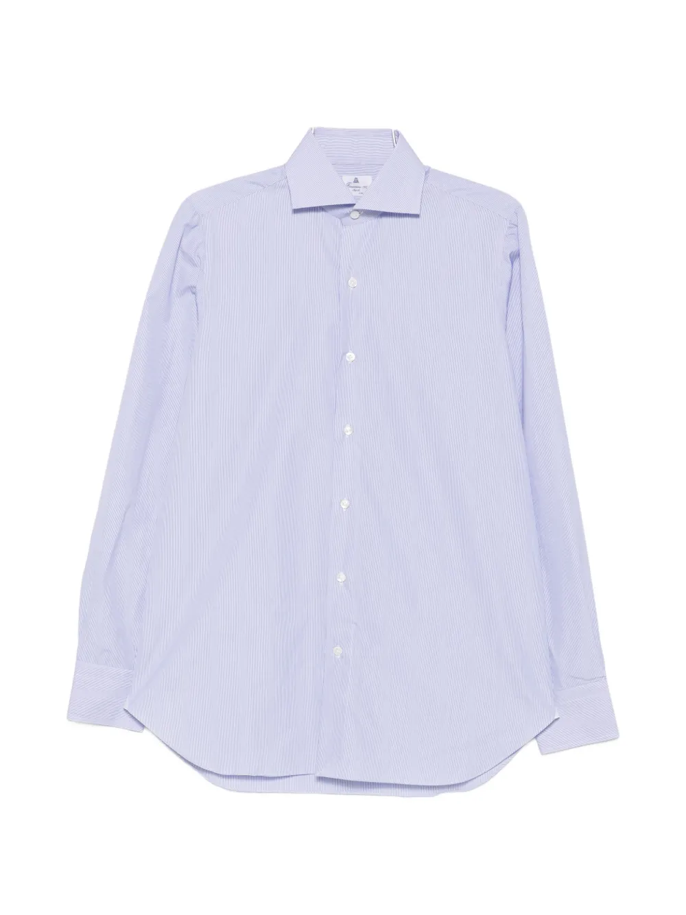 Finamore 1925 Napoli striped long-sleeve shirt - Blu