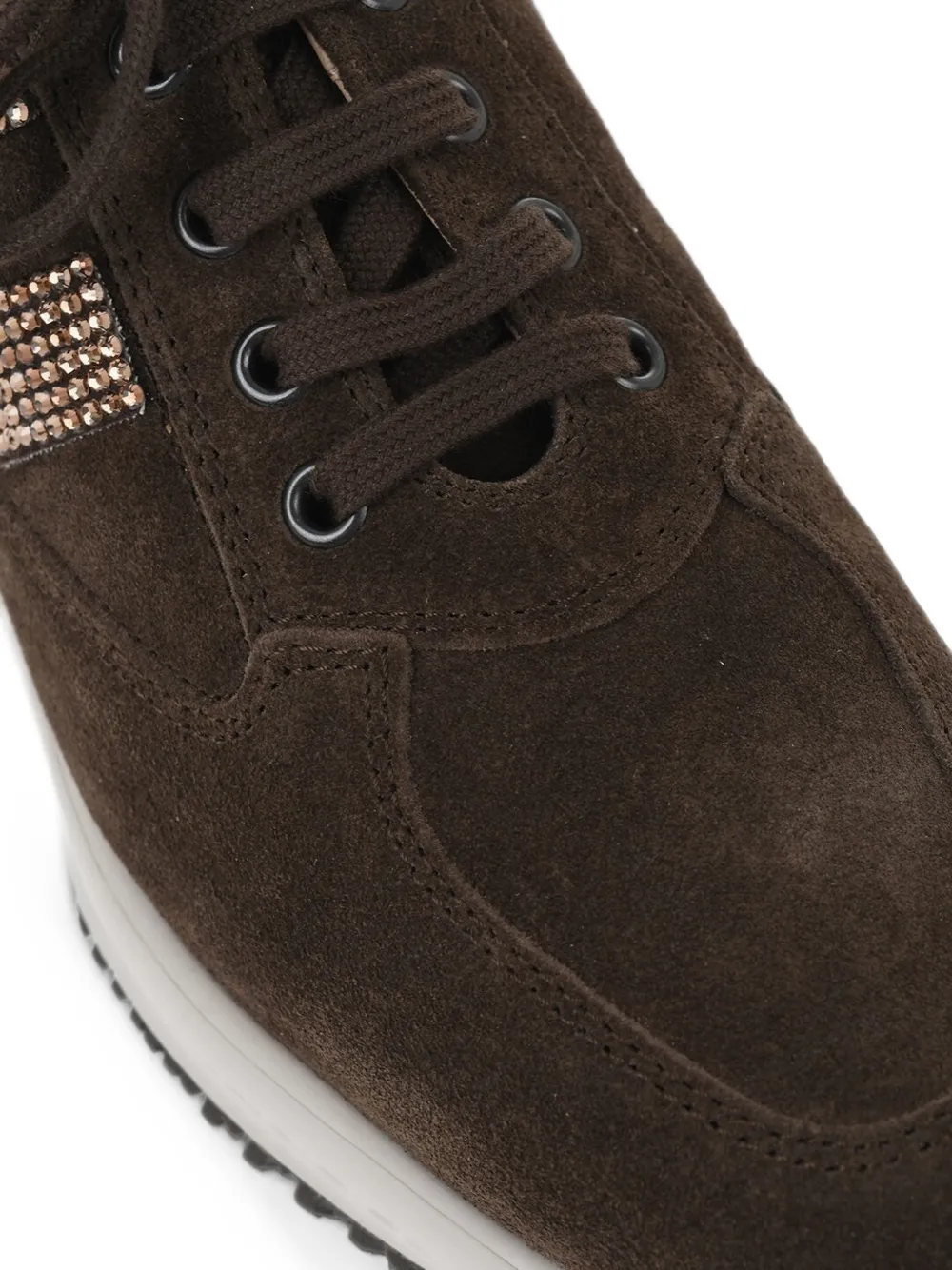 Hogan Interactive rhinestone-embellished sneakers Bruin