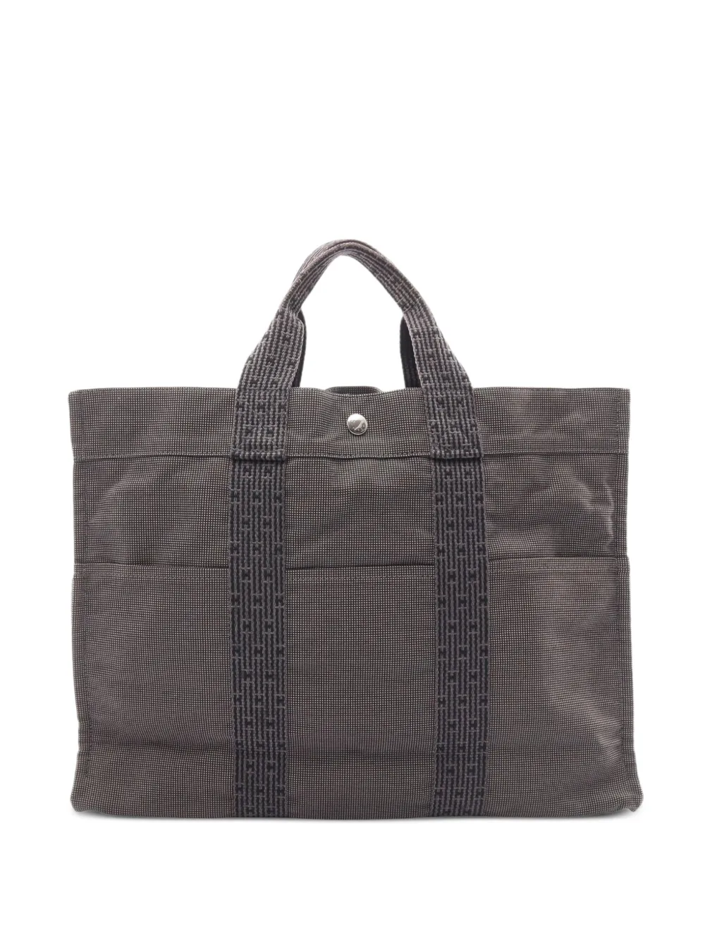 Hermès Pre-Owned Borsa tote Herline MM in tela XX secolo - Grigio