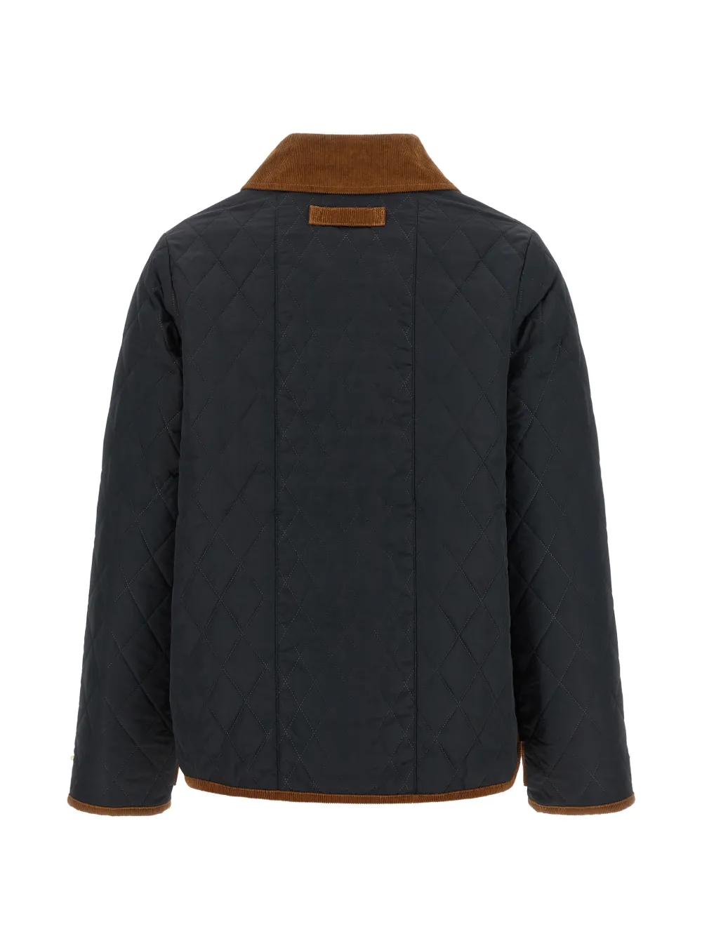 Barbour Ainsdale gewatteerd jack met patchwork Blauw