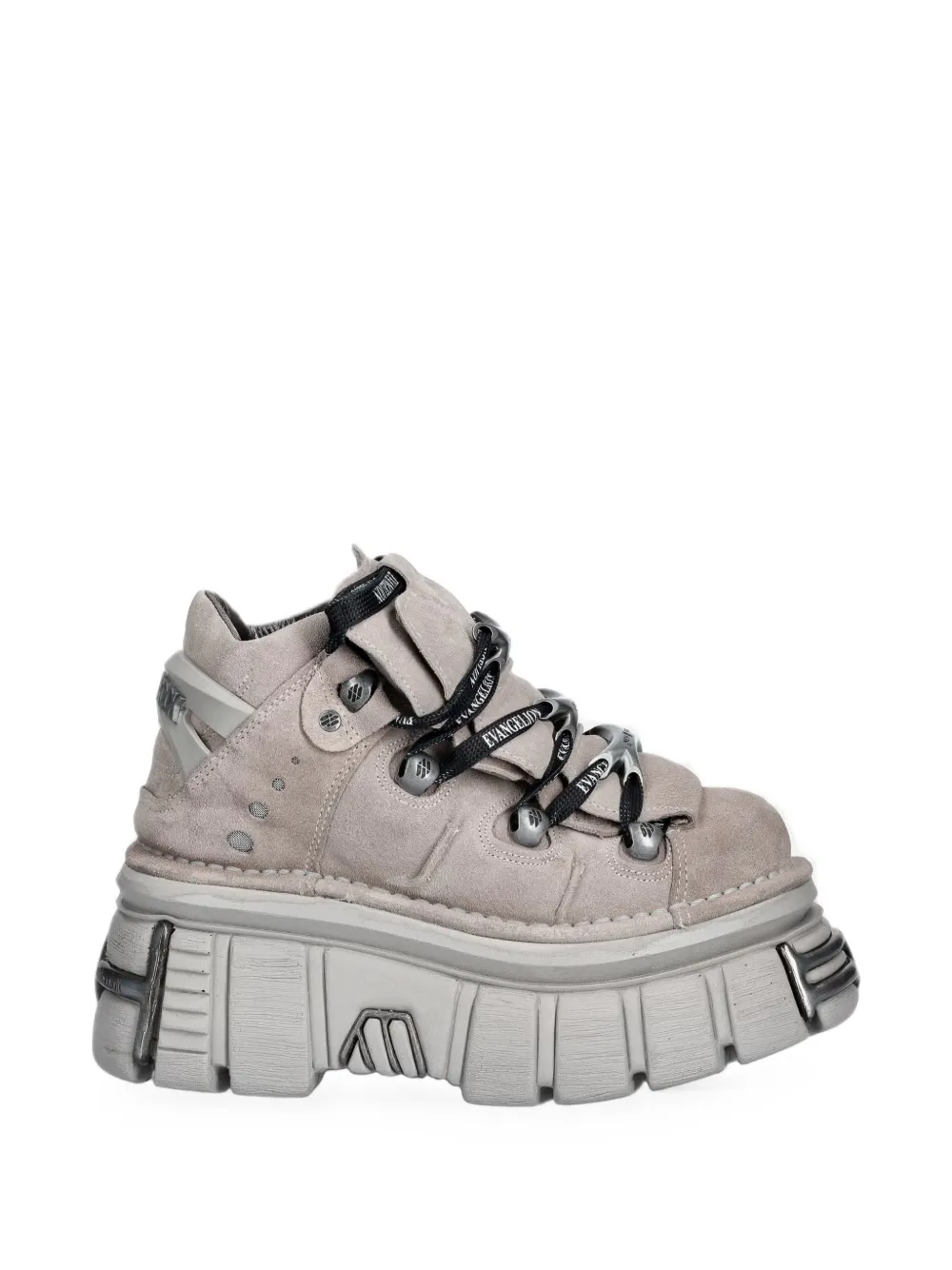 NEW ROCK Evangelion platform boots Grijs