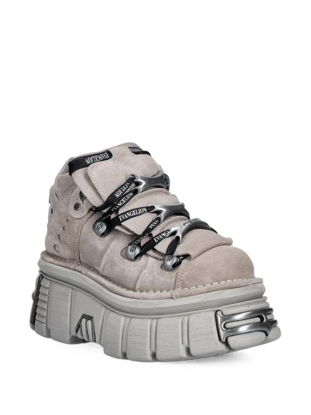 NEW ROCK Evangelion platform boots Grijs