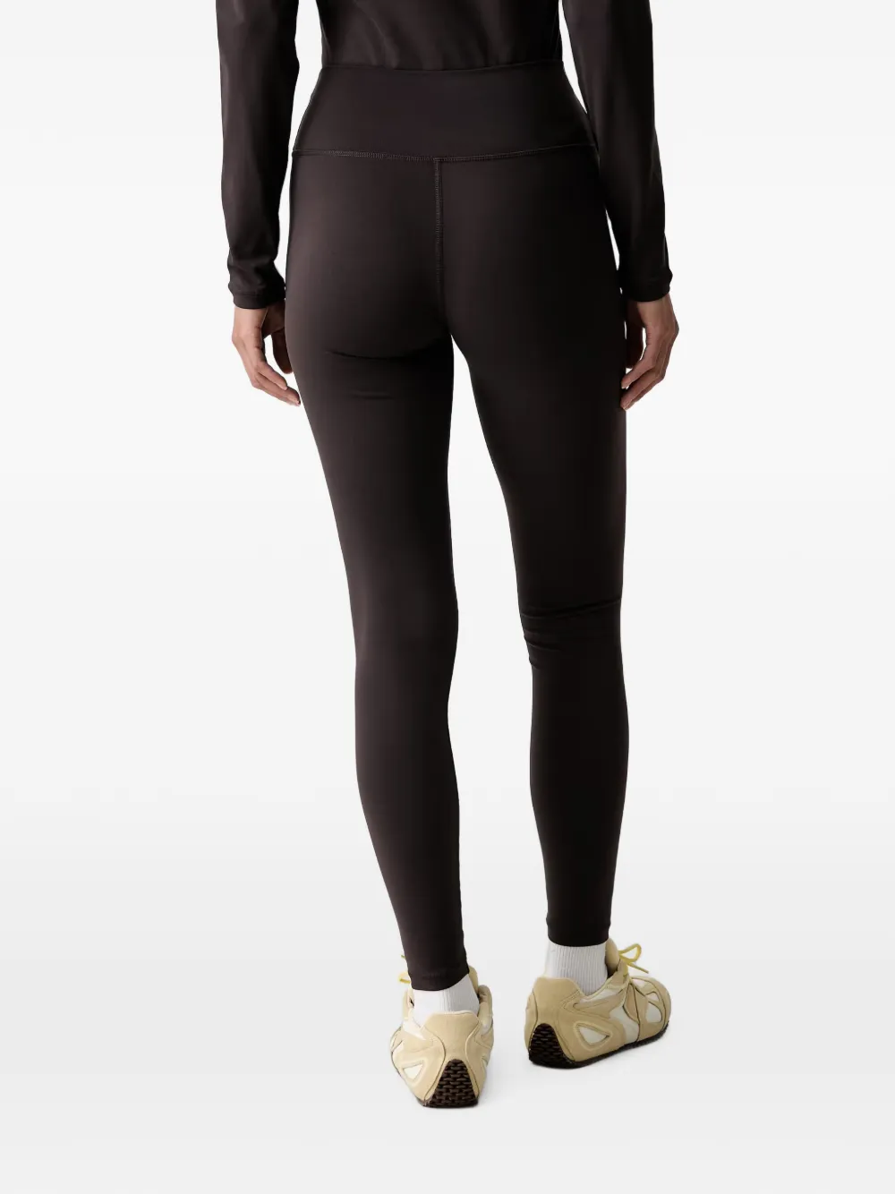 Sporty & Rich Serif legging met logoprint Zwart