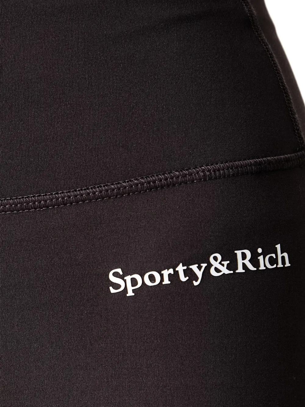 Sporty & Rich Serif legging met logoprint Zwart