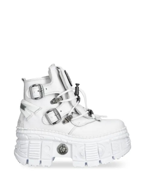 NEW ROCK M-WALL052-CEV161 buckle-fastening platform boots