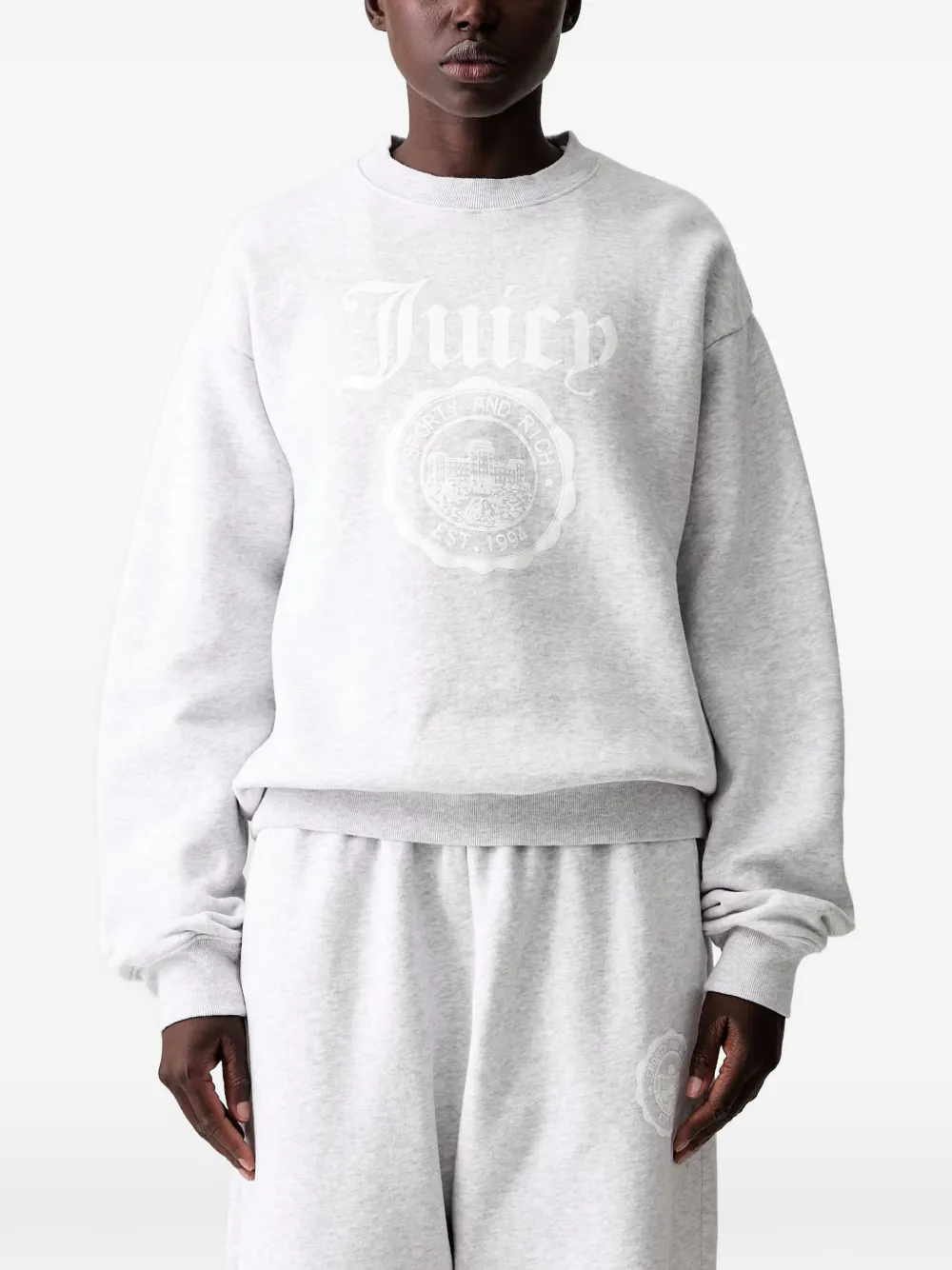 Sporty & Rich x Juicy Couture Maglione con logo - Grigio