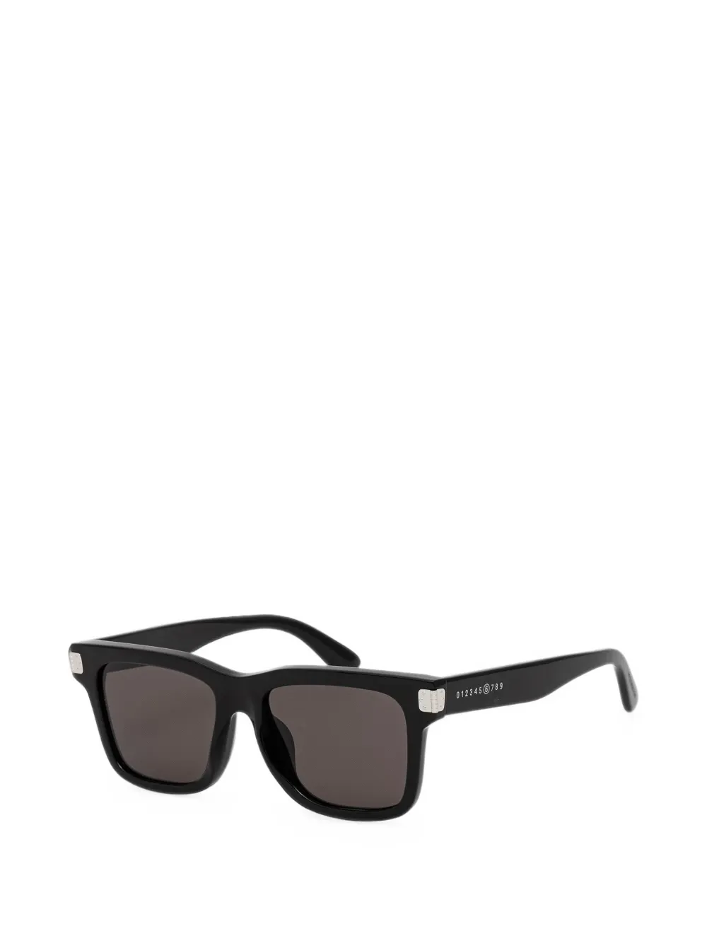 MM6 Maison Margiela Zonnebril met vierkant montuur Zwart