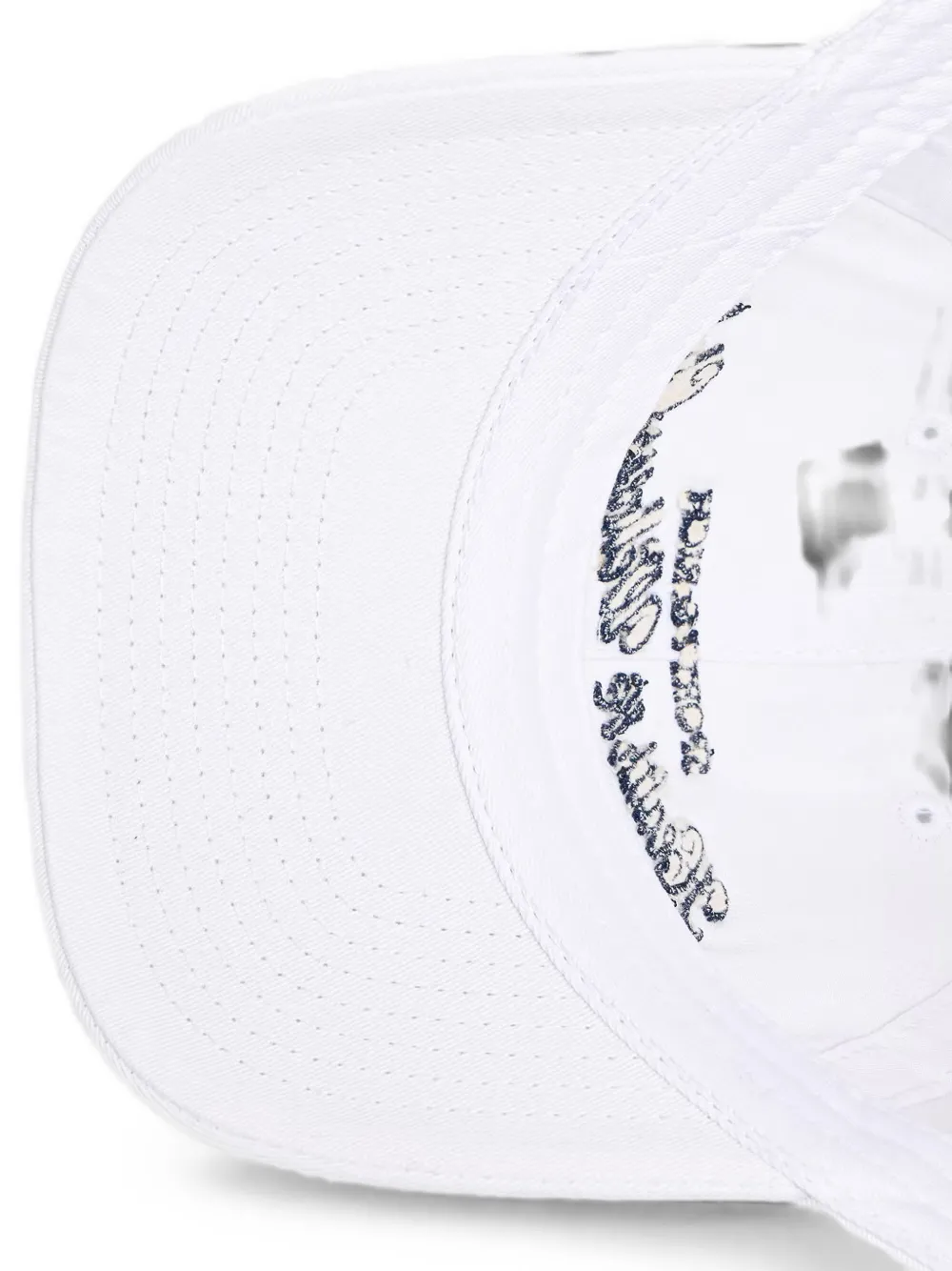 Sporty & Rich H&W Club Hat honkbalpet met geborduurd logo Wit