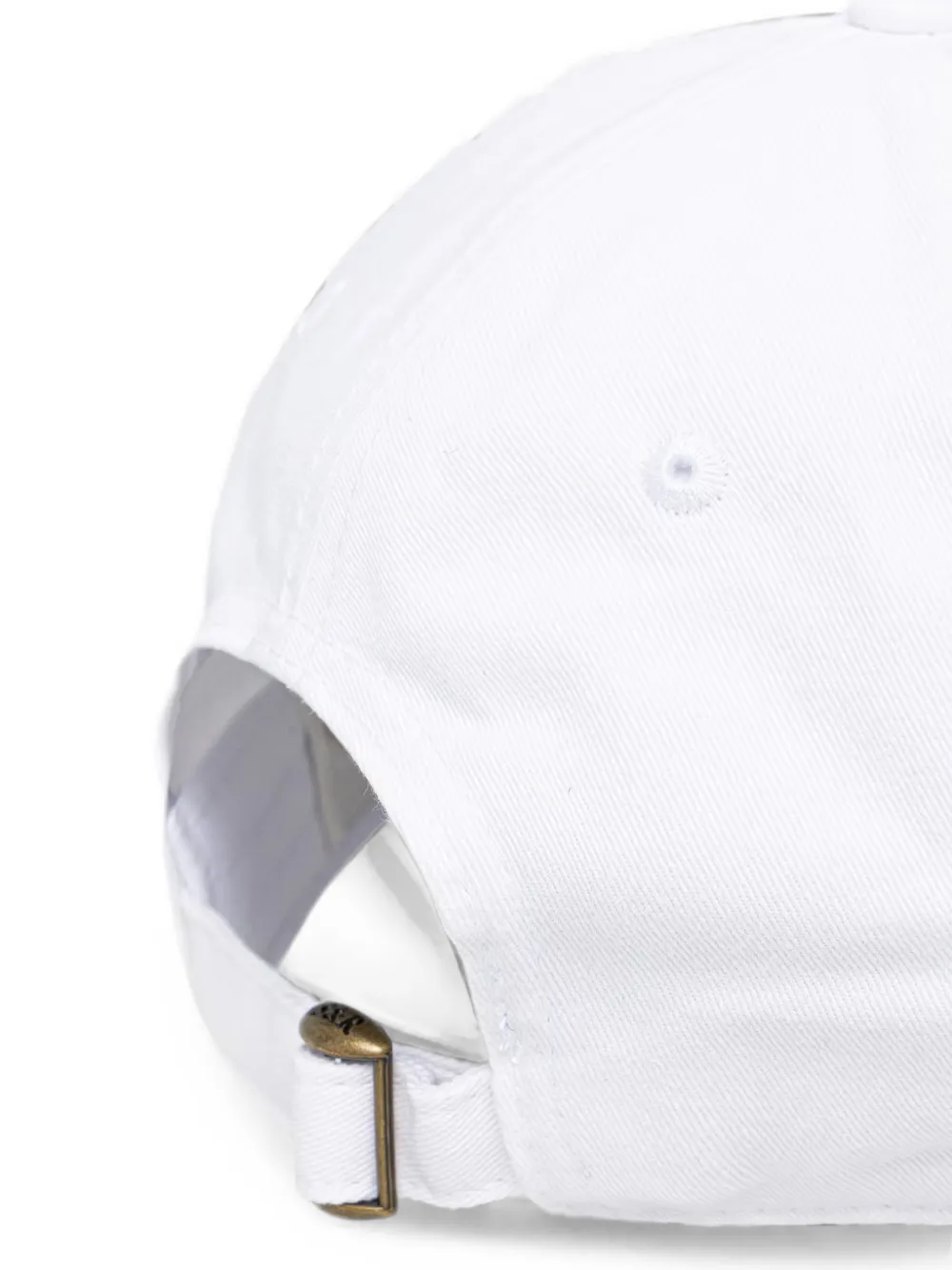 Sporty & Rich H&W Club Hat honkbalpet met geborduurd logo Wit