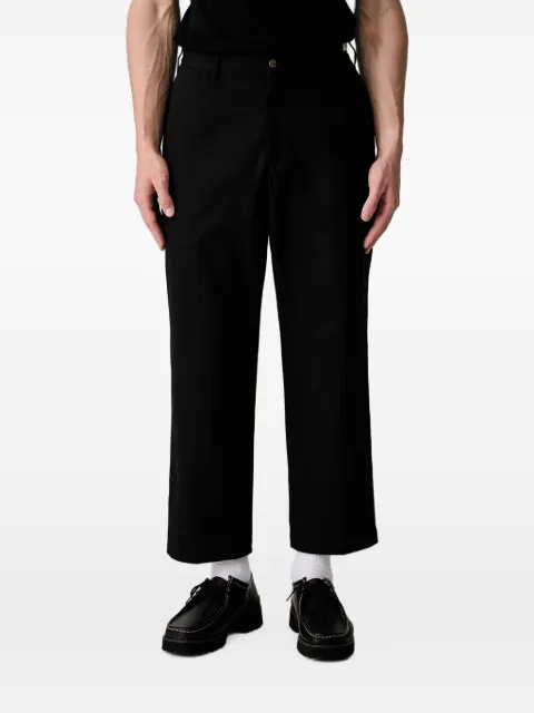Neighborhood logo-patch straight-leg trousers