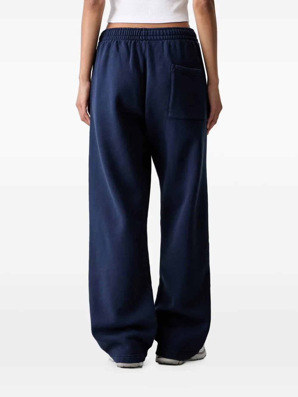 Sporty & Rich logo-embroidered track pants Blauw