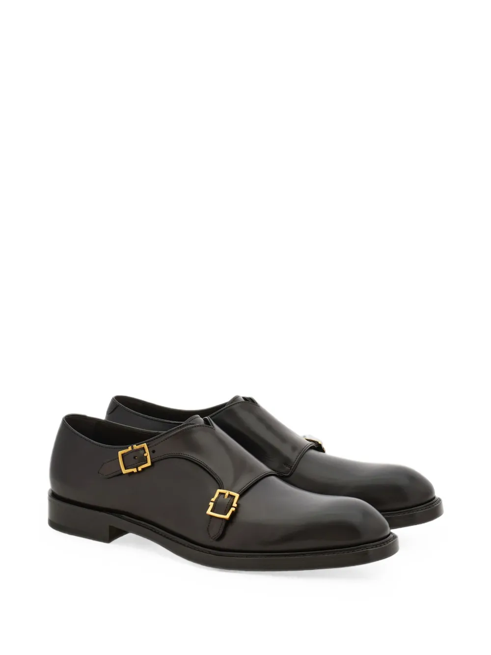Ferragamo double monkstrap loafers