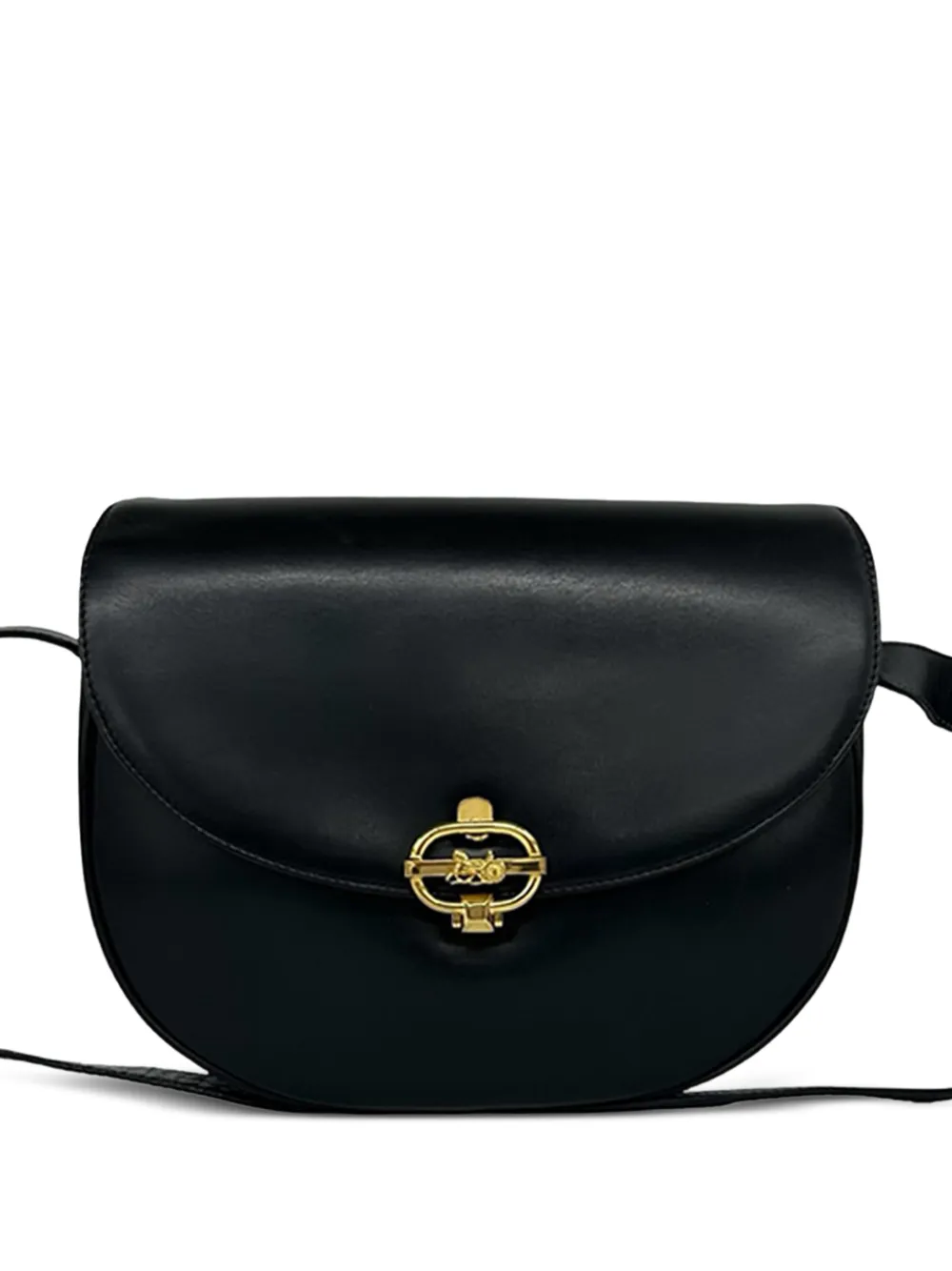 Celine Pre-Owned 20th Century Leather Carriage crossbody bag - Nero