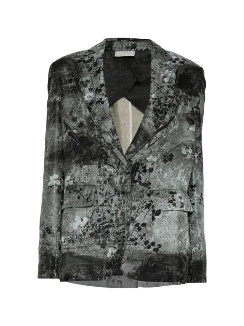 Pierre-Louis Mascia floral-print single-breasted blazer