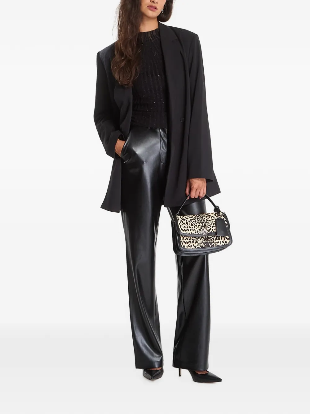 GUESS USA Straight broek Zwart