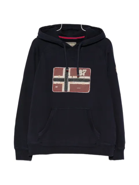 Napapijri B-Archive logo-patch drawstring hoodie