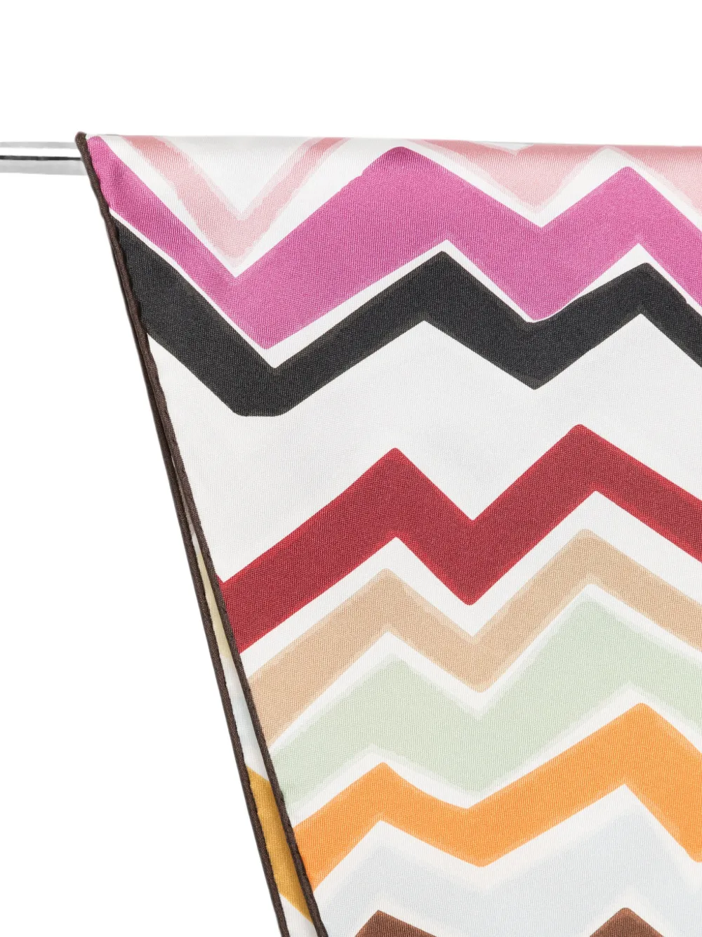 Missoni Sjaal met zigzagprint Wit