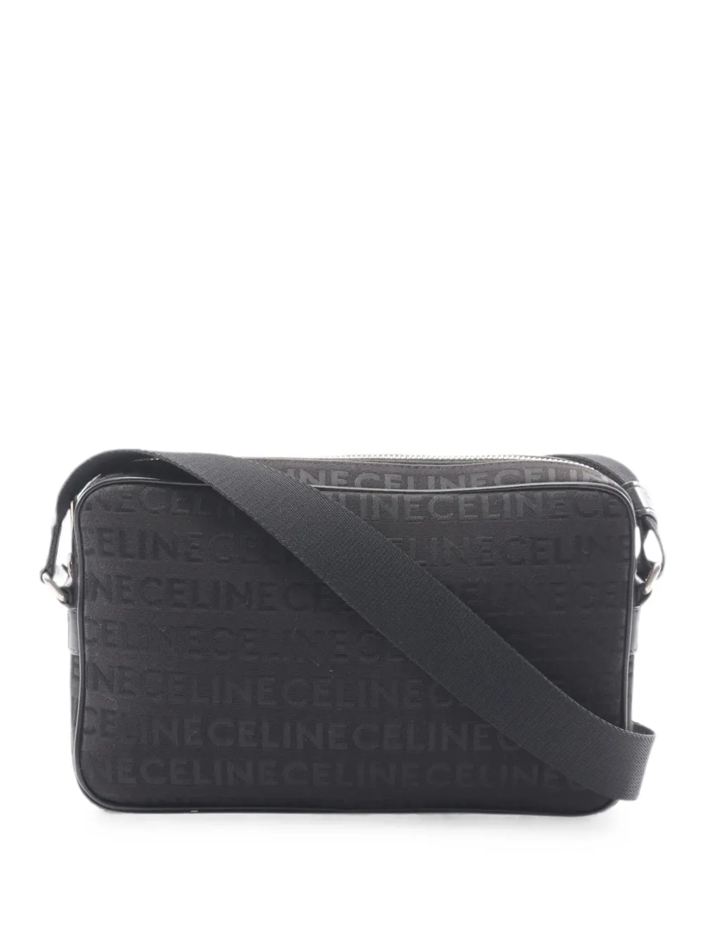 Celine Pre-Owned 2021-2024 Canvas Logo crossbody bag - Schwarz