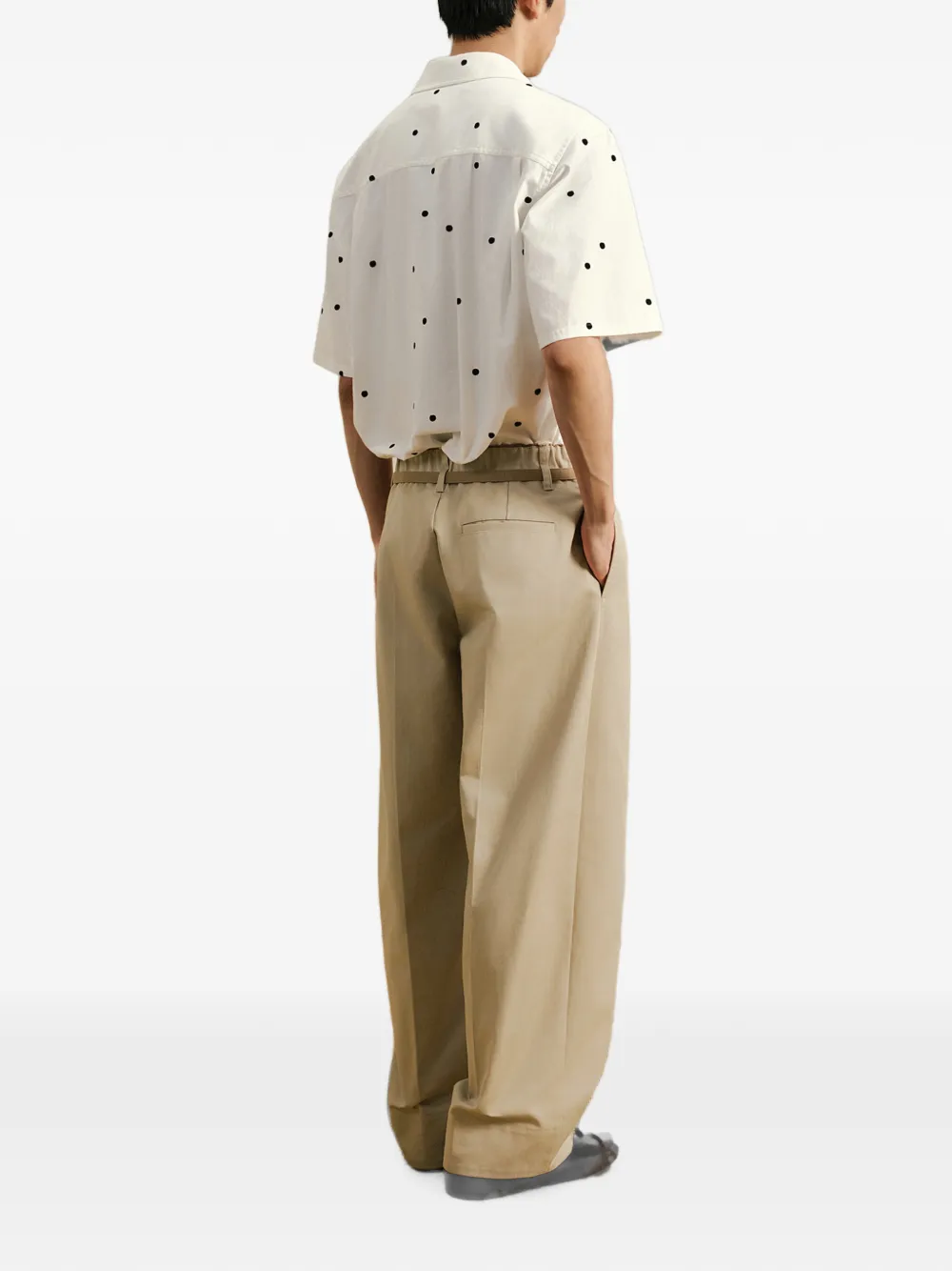 CROQUIS Straight broek Beige