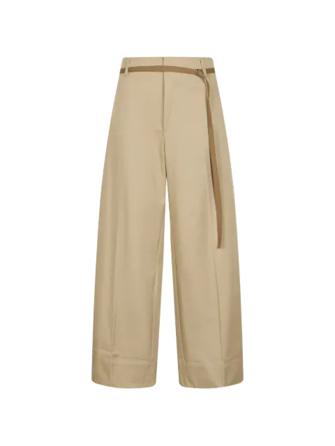 CROQUIS pantalones rectos con cinturón