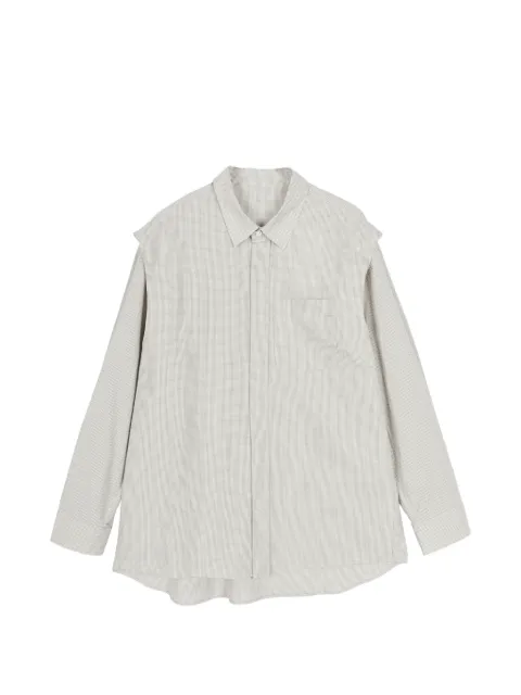 CROQUIS chemise à carreaux vichy et détail à l'épaule