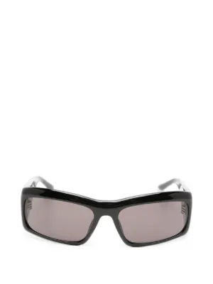Gucci Eyewear インターロッキングG シールドサングラス | ホワイト