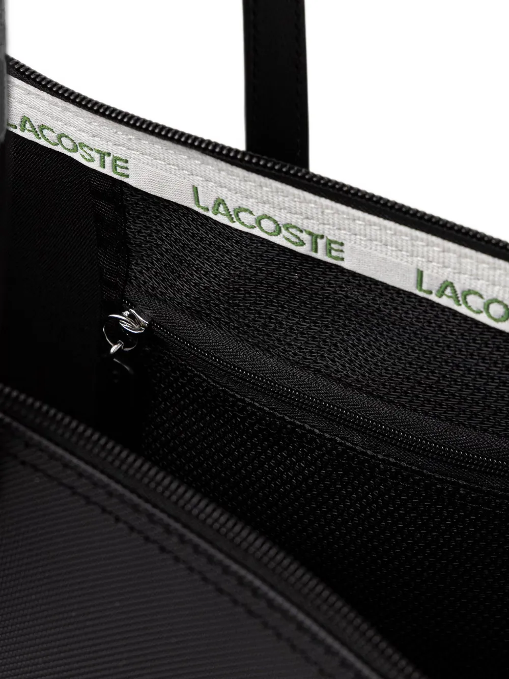 Lacoste XXL.12.12 Concept shopper met geborduurd logo Zwart