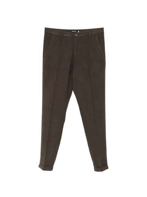IMPERIAL herringbone-pattern tailored trousers