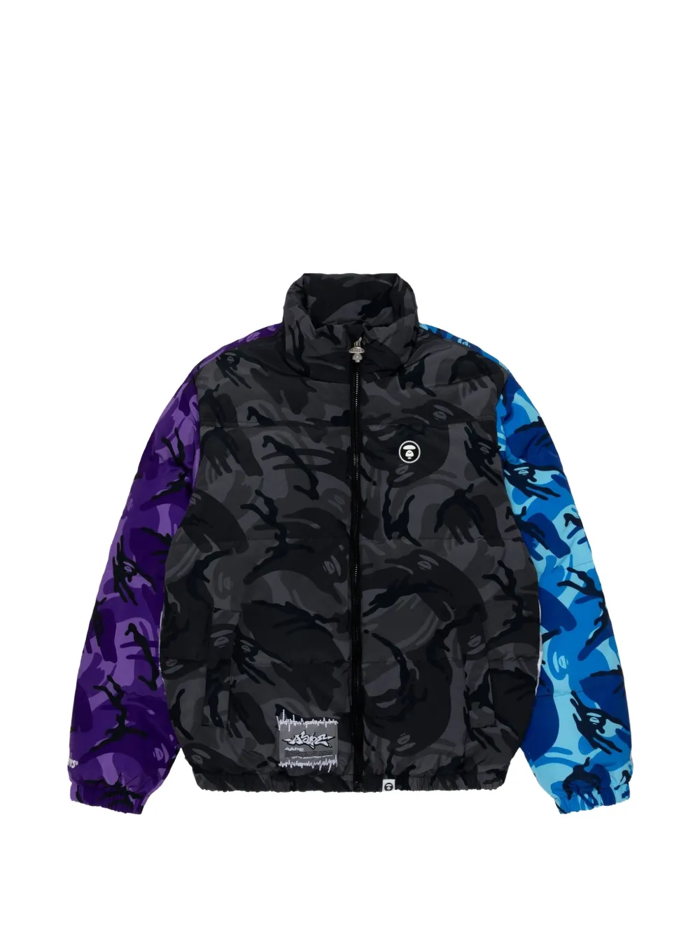 AAPE BY *A BATHING APE® Moonface camo-print jacket · XL