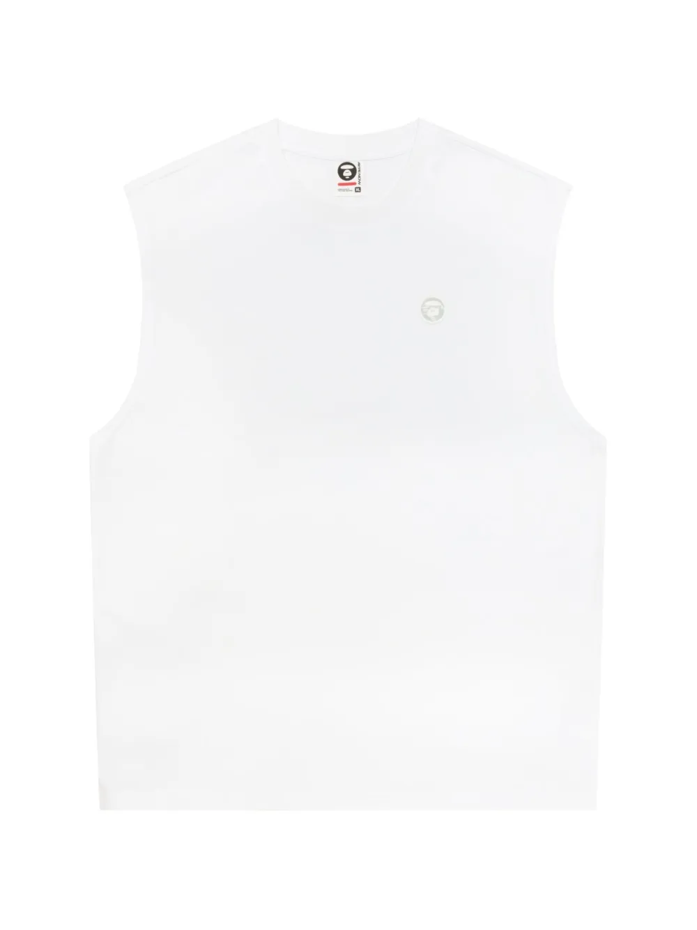 AAPE BY *A BATHING APE® Moonface logo-patch tank top