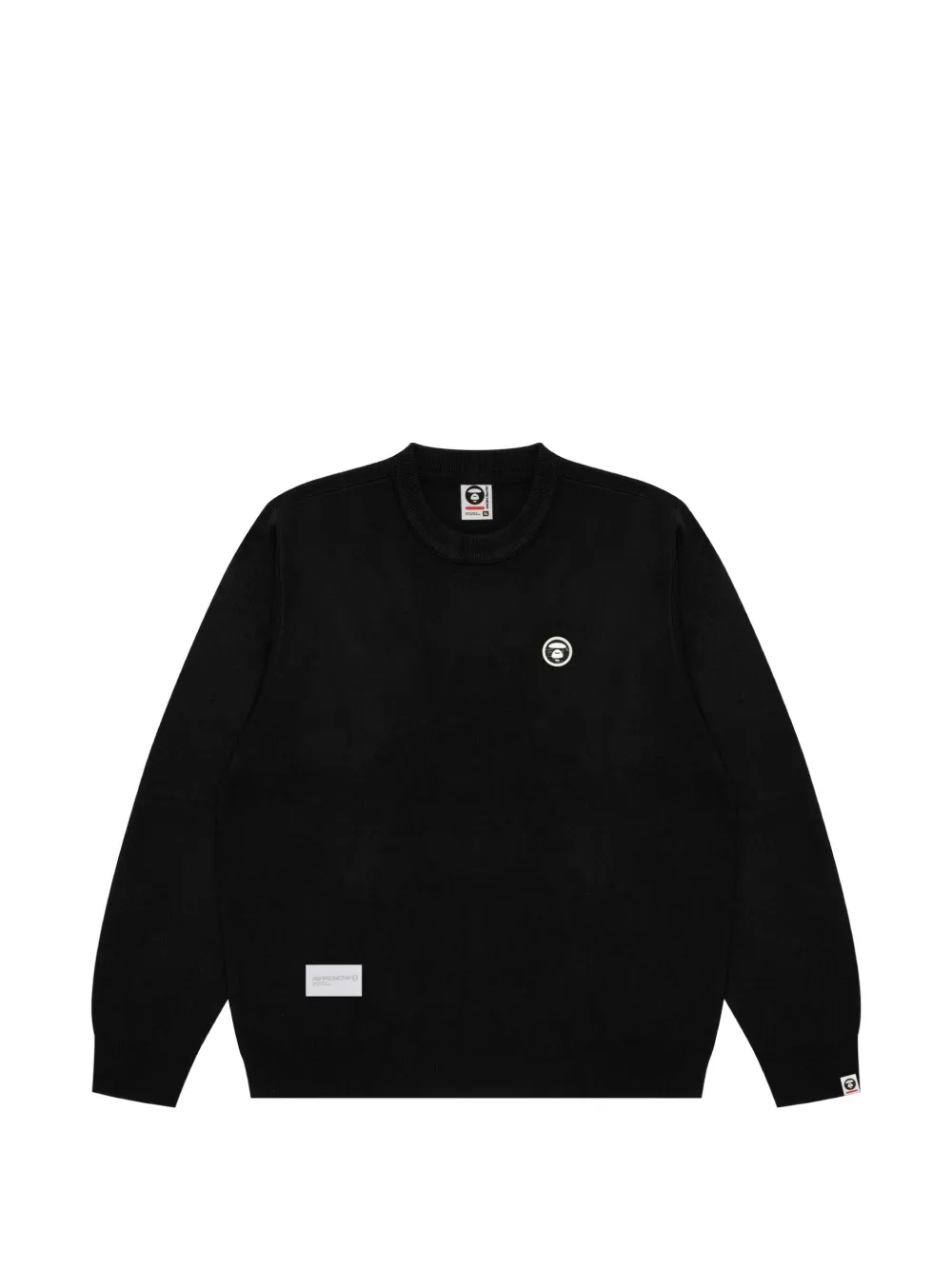 AAPE BY *A BATHING APE® Moonface logo sweater · L