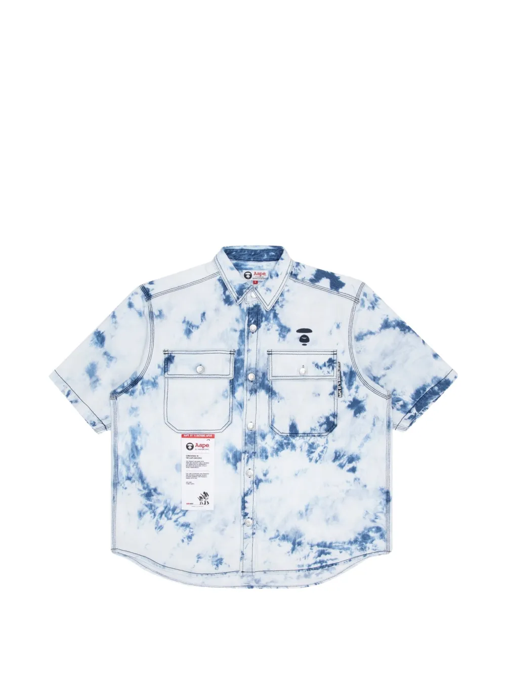 AAPE BY *A BATHING APE® Moonface short-sleeve shirt · M